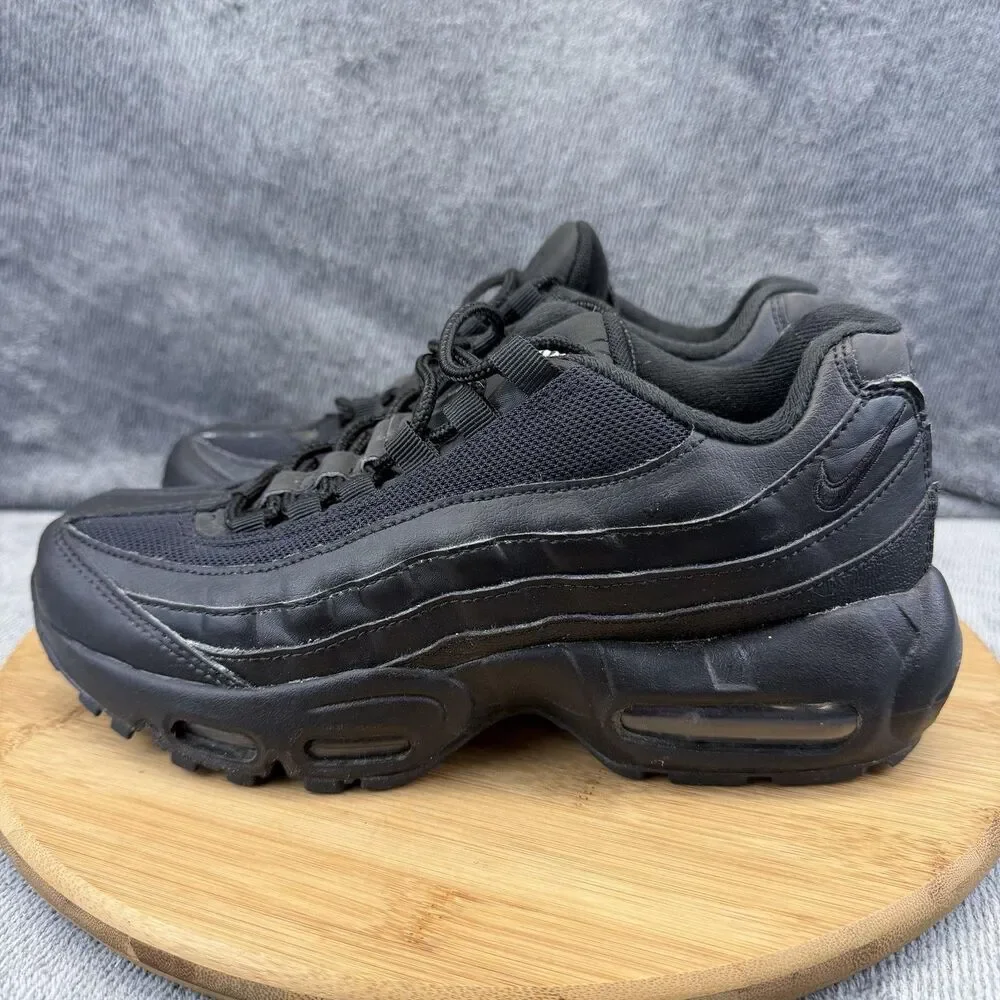 Nike Air Max 95 Shoes Boys Size 7Y Black Running Casual Sneakers CJ3906-001
